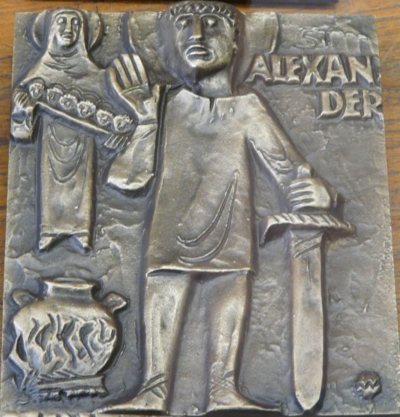 ca 1990, Egino Weinert, bronzen plaquette. Duitsland, Keulen, Weinert. 