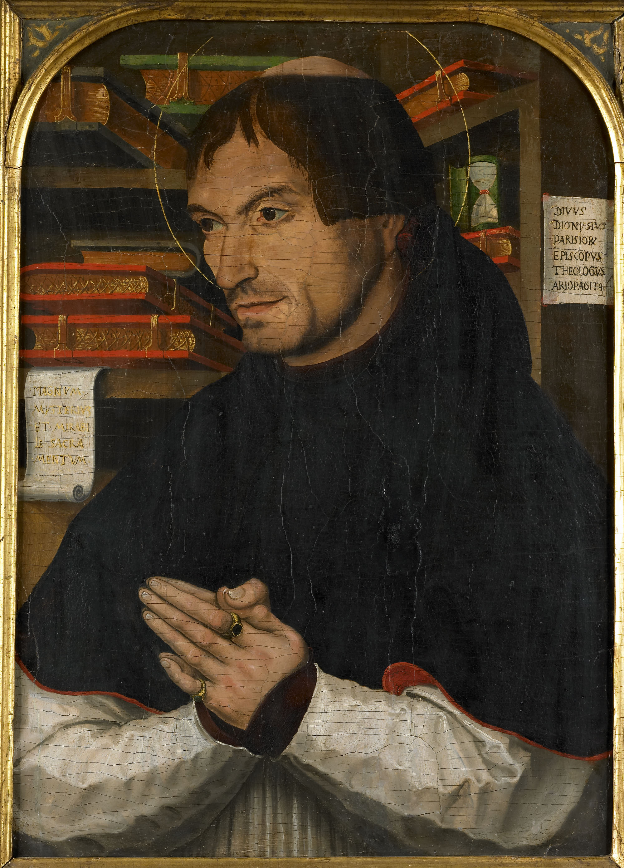 De heilige Dionysius de Areopagiet in gebed-Rijksmuseum