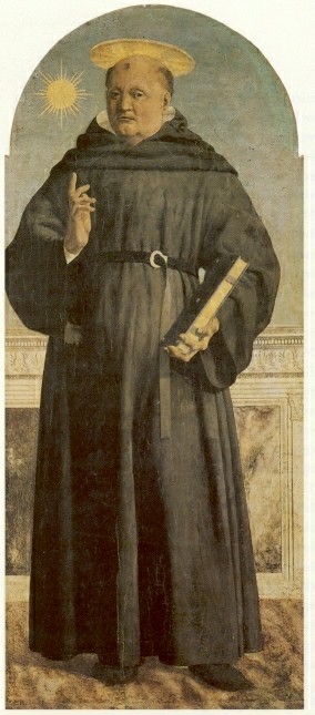 Schilderij door Pierro della Francesca Italië, Milaan, Museo Poldi Pezzoli. 